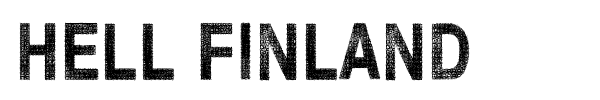Hell Finland font preview